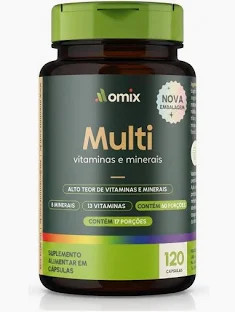 Multivitaminas E Mineral Omix 120 Caps