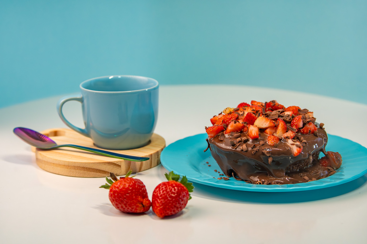 BRIGADEIRO COM MORANGO 
