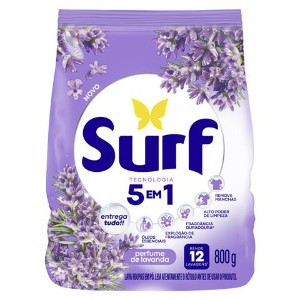 SABAO EM PO SURF PERFUME DE LAVANDA 800G