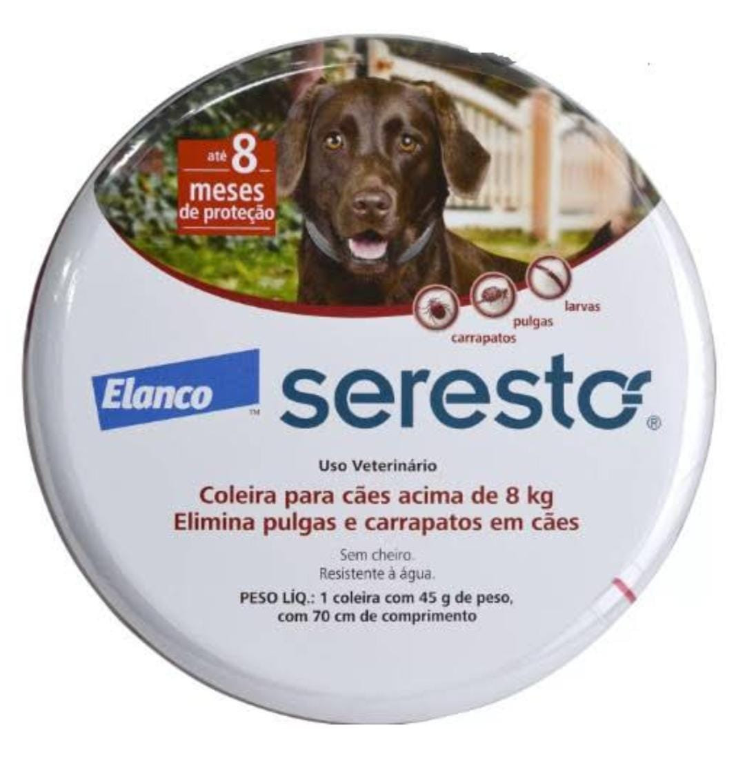 Coleira Seresto acima de 8Kg 