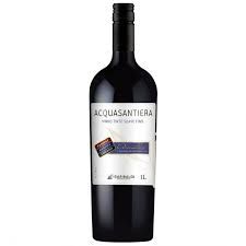 Vinho Acquasantiera tinto suave 1L