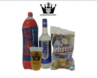 Combo Vodka Leonoff Gelo 1kg