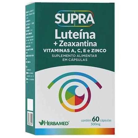 Luteina + Zeaxantina Supra 60caps/400mg