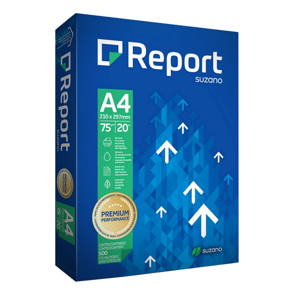 PAPEL SULFITE REPORT A4 C/500FLS