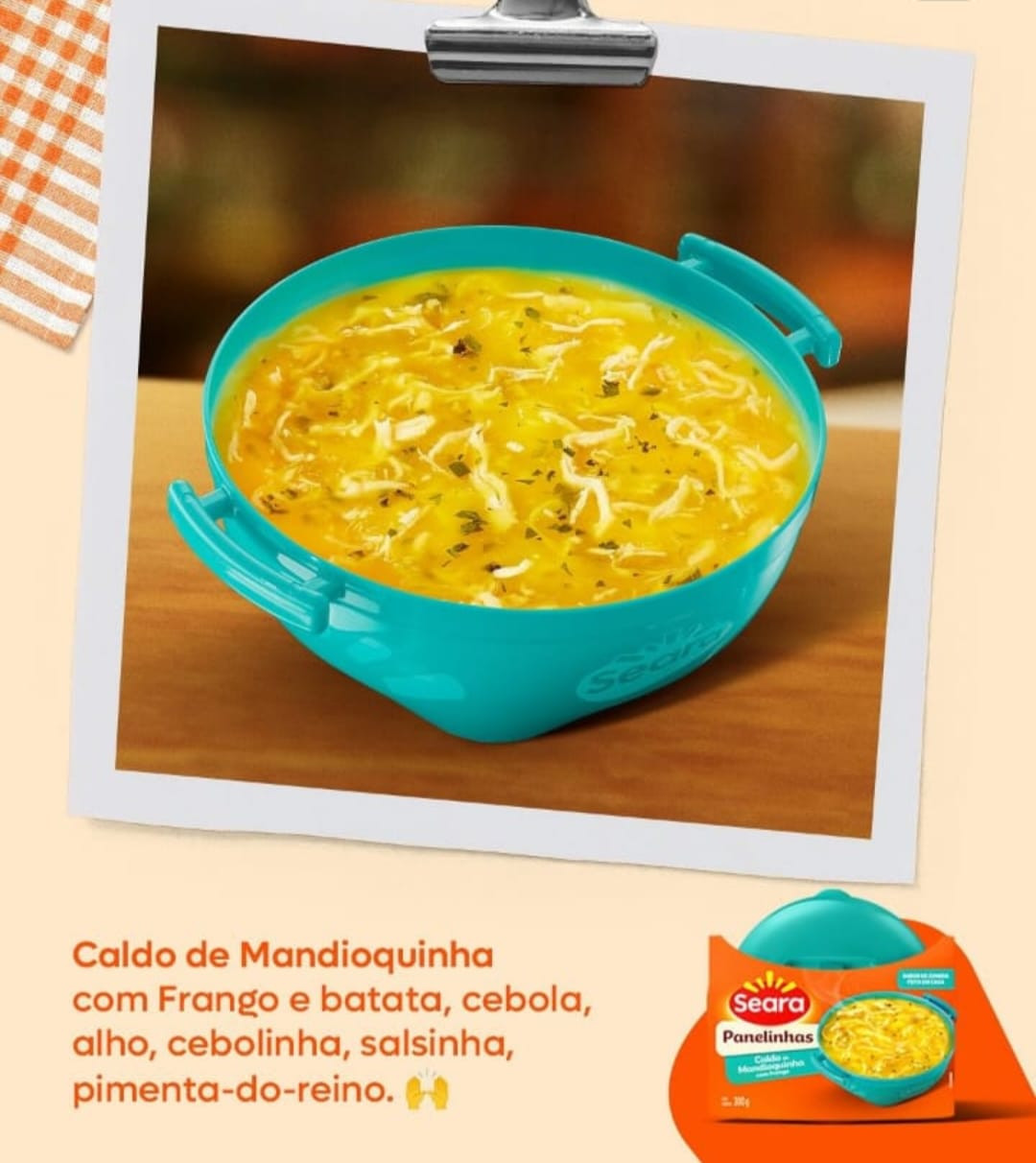 Caldo de mandioquinha 300g
