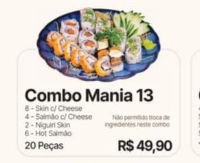 Combo mania 13 - 20 peças
