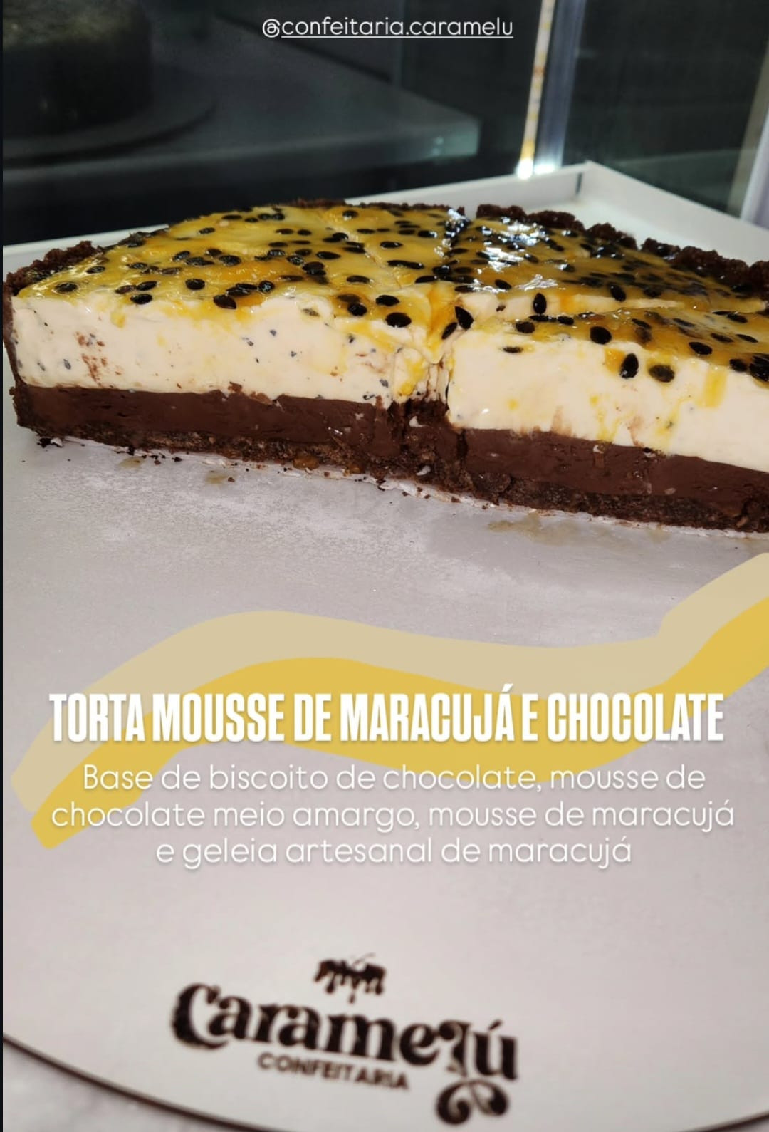 TORTA M MARACUJA CHOCOLATE