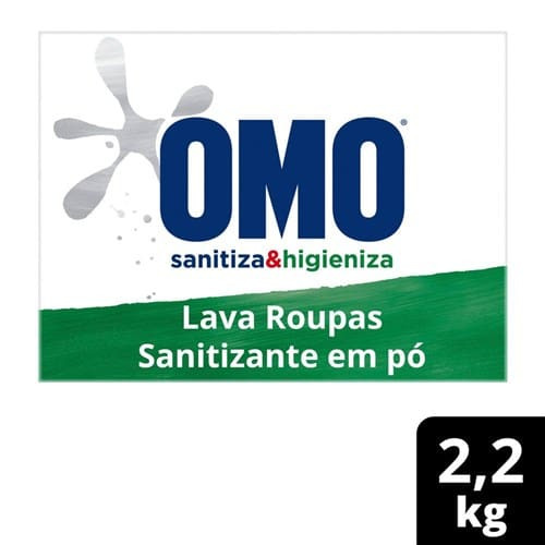 Sanitizante Lavagem Perfeita Sanitiza e Higieniza Omo 2,2kg