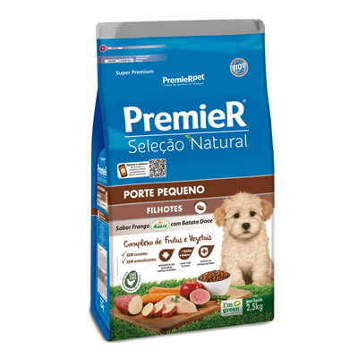 Premier Seleção Natural Filhote Porte Peq. Batata Doce 2,5kg