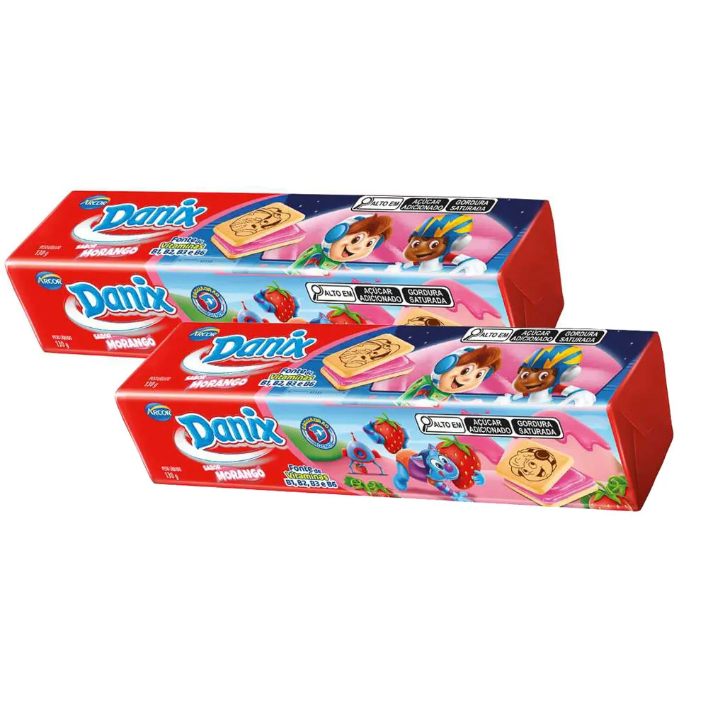 BISC DANIX MORANGO 130G