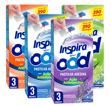 Pastilha Adesiva Inspira ODD 3Uni