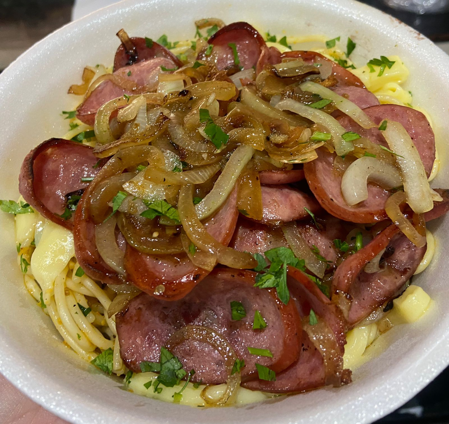 MASSA FRESCA C/ LINGUIÇA CALABRESA