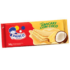 WAFER PANCO ABACAXI COM COCO 112G