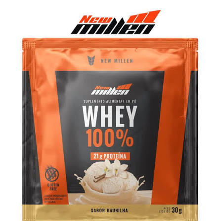Whey 100% Baunilha 30g Sh New Millen