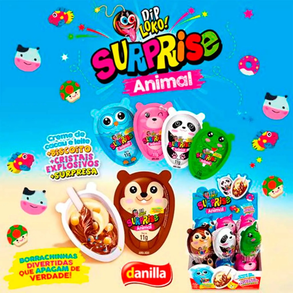 CHOCOLATE DIPLOKO SURPRISE ANIMALS 11G
