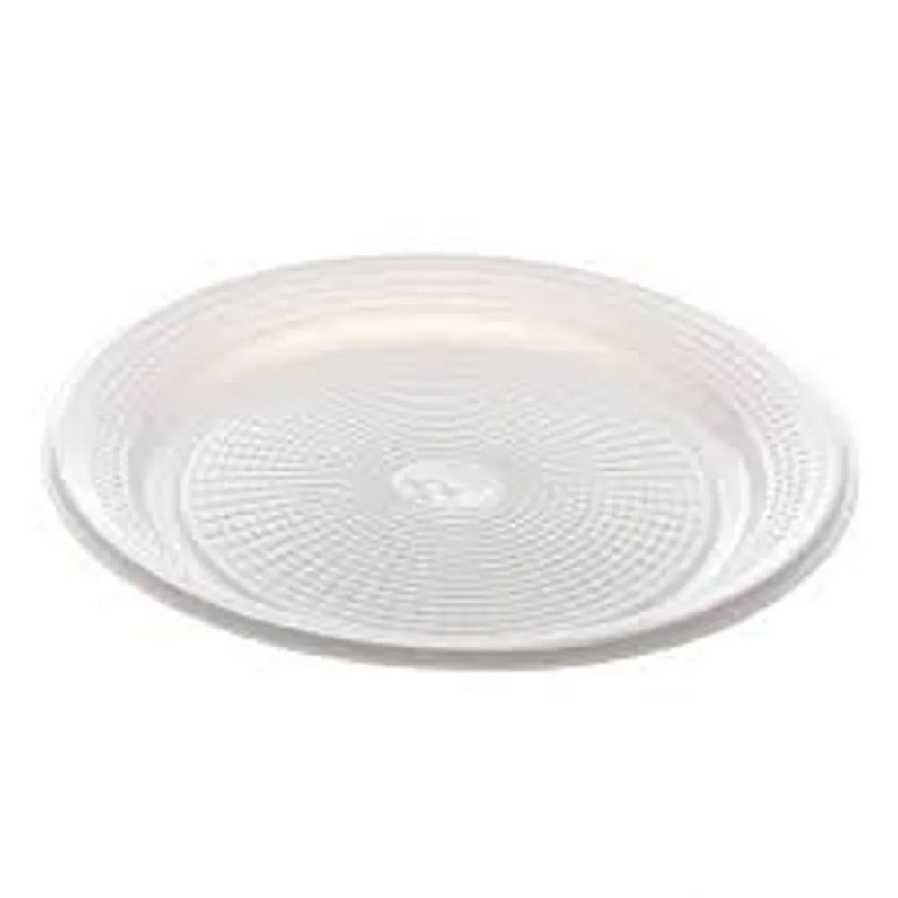 DESCARTÁVEL  -PRATO SOBREMESA RASO 15CM