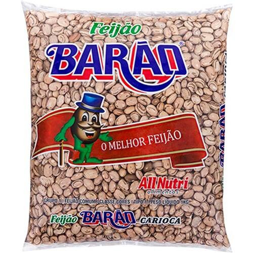 Feijão Carioca Barão Tipo 1 Embalagem 1kg
