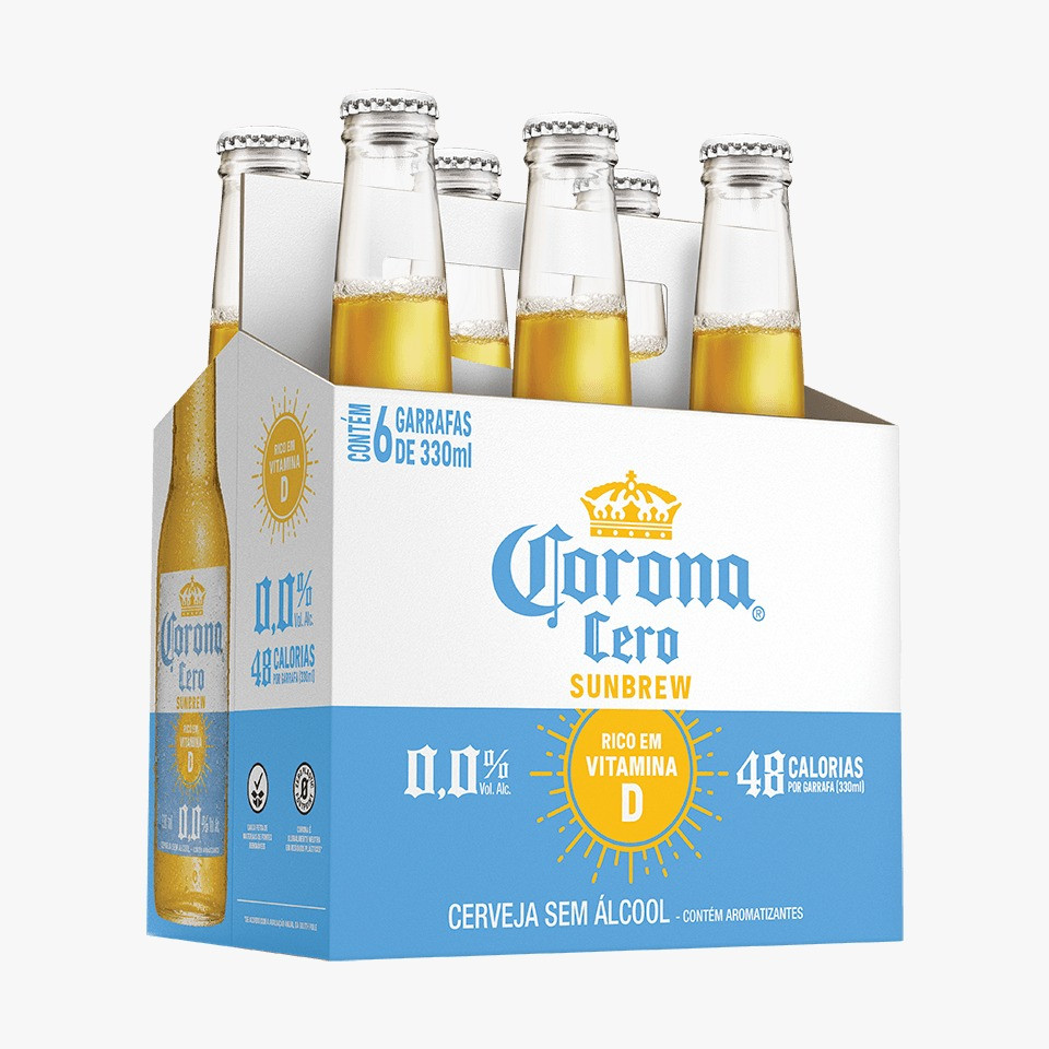 FARDO SIX LONG NECK CORONA ZERO 330ML
