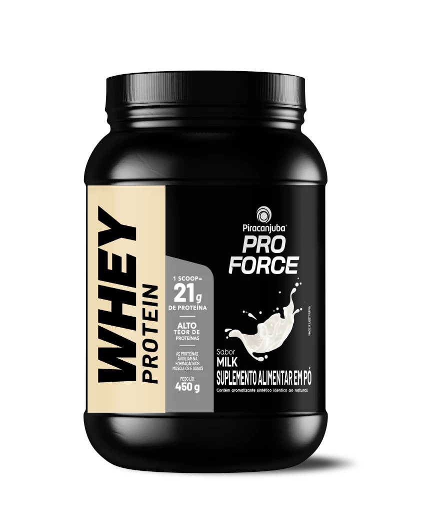 WHEY PROTEIN PIRACANJUBA MILK 21G PT450G**