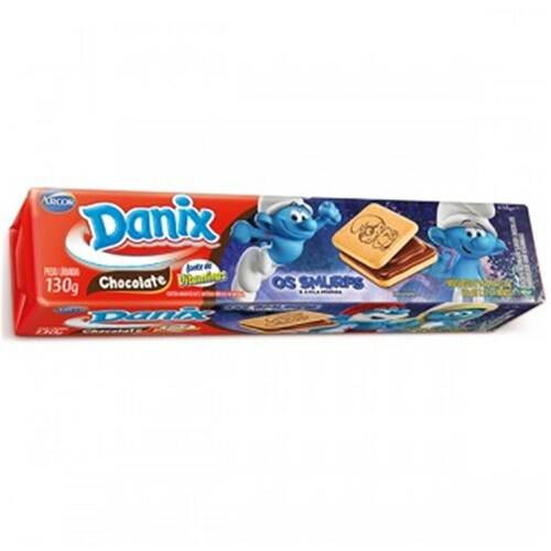 Biscoito Recheado Chocolate Danix 130g