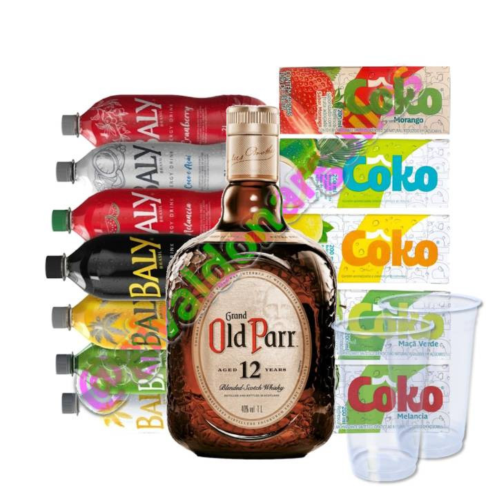 Combo Old Parr 1L + Baly