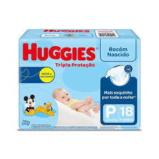 FRALDA HUGGIES JUMBINHO P C/18 UN