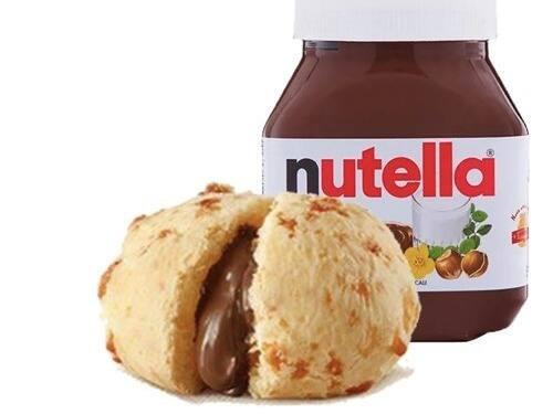 Pão de Queijo Recheado Nutella (Box c/20 Un)