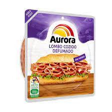 Lombo cozido defumado fatiado Aurora 200g