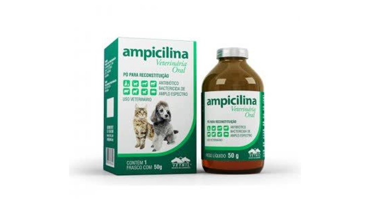 Ampicilina veterinária oral 50g