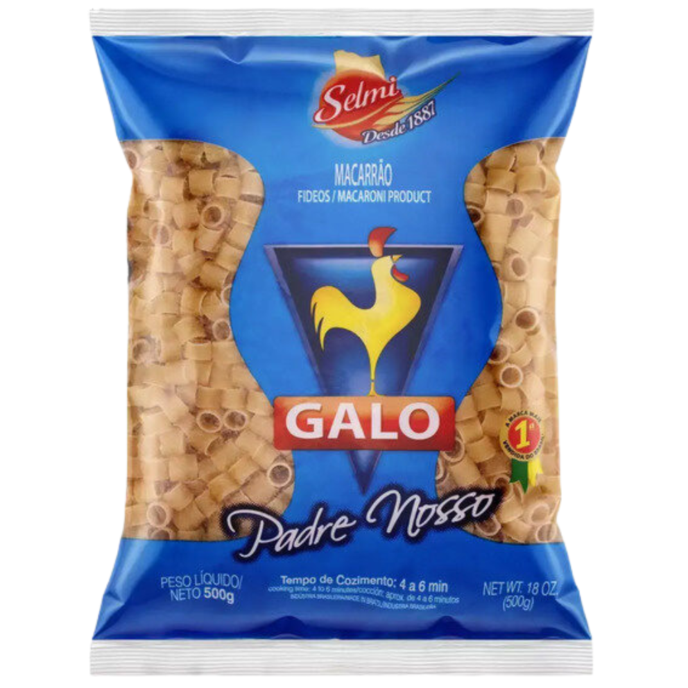 MACARRAO GALO PADRE NOSSO 500G (AZUL)