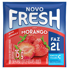 Refresco Em Po Fresh Morango 15g