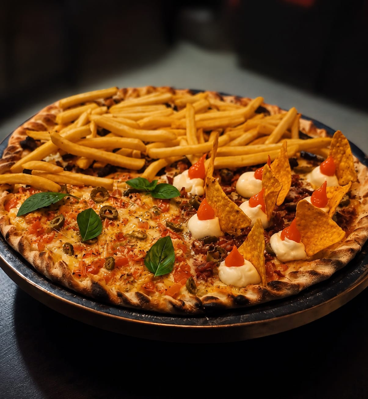 Pizza Média Sem Borda