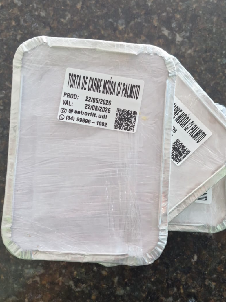 COMBO DE TORTAS (CARNE MOÍDA E FRANGO) Congelado.
