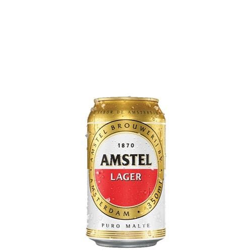 CERVEJA AMSTEL LATA COM 350ML