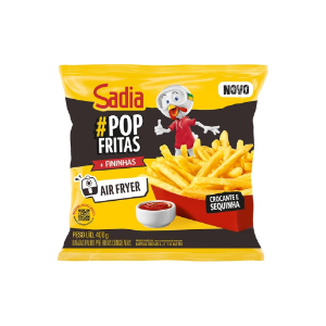 BATATA FRITA PRE CONGELADA POP FRITAS FININHA SADIA 400G