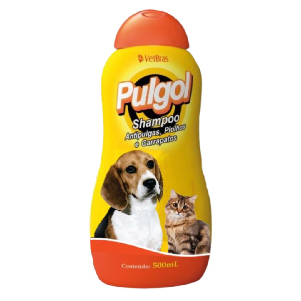 SHAMPOO CÃO ANTPULGA 500ML PULGOL CACHORRO