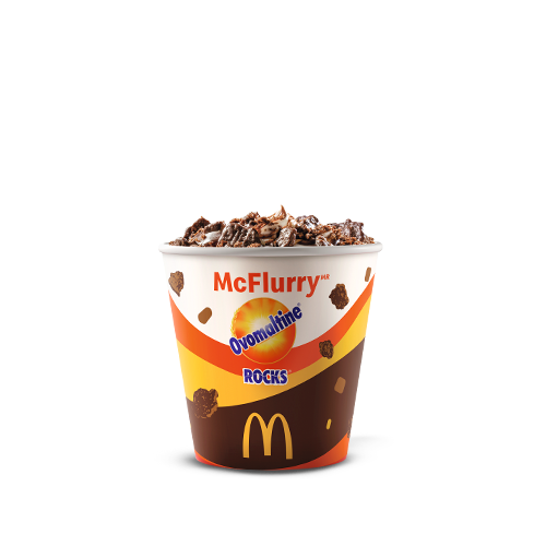 McFlurry Ovomaltine Rocks