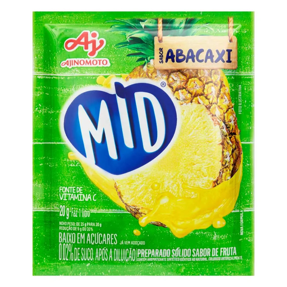 SUCO MID ABACAXI 20G