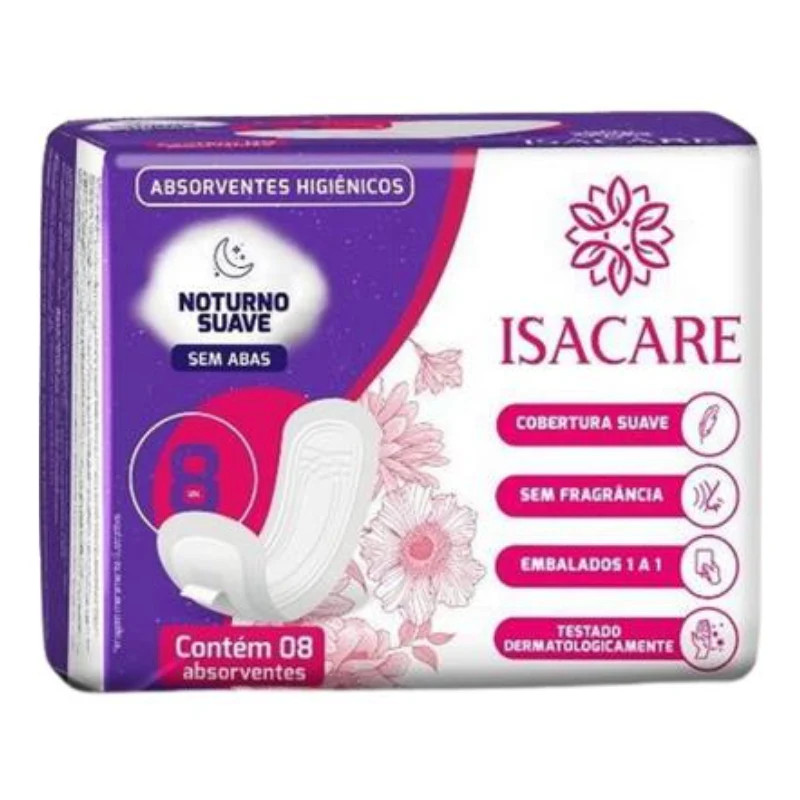 ABS ISACARE NOTURNO S/ABAS C/8 UN