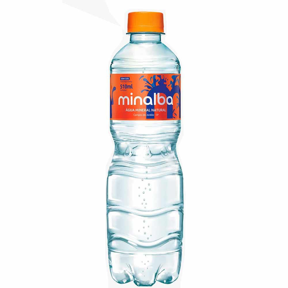 Agua Mineral com Gas (Minalba) 510ml