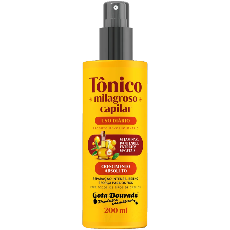 TONICO CAPILAR GOTA DOURADA MILAGROSO 200ML
