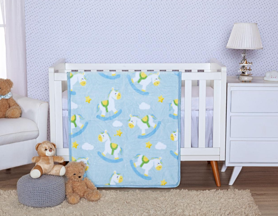 Cobertor Bonno Baby - Carrossel 