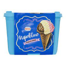 Sorvete Nestle Napolitano 1,5L
