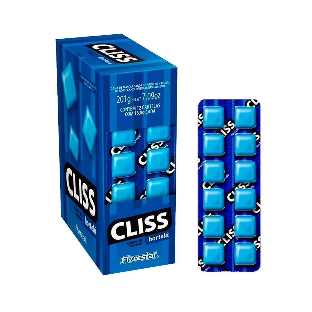 Chiclete Cliss Hortelâ