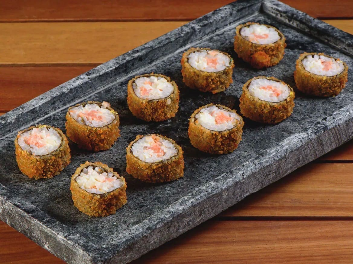 HOT ROLL DE SALMÃO (10 PEÇAS)