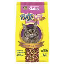 Racao Biffe Cat mix de carne1Kg