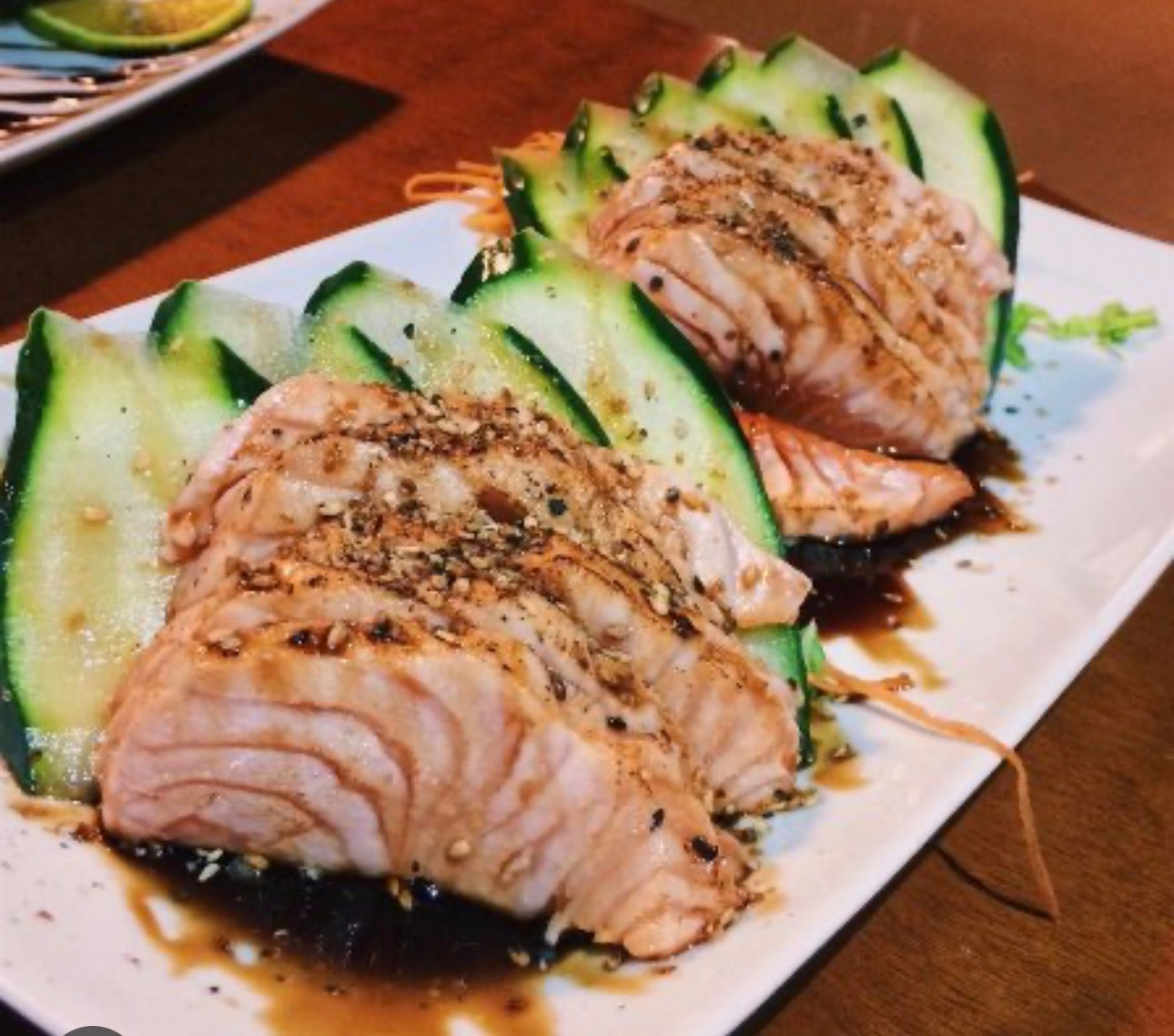 Sashimi flambado 15 fatias