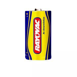 PILHA RAYOVAC AMARELINHA 'D2' (GRANDE) UN¬