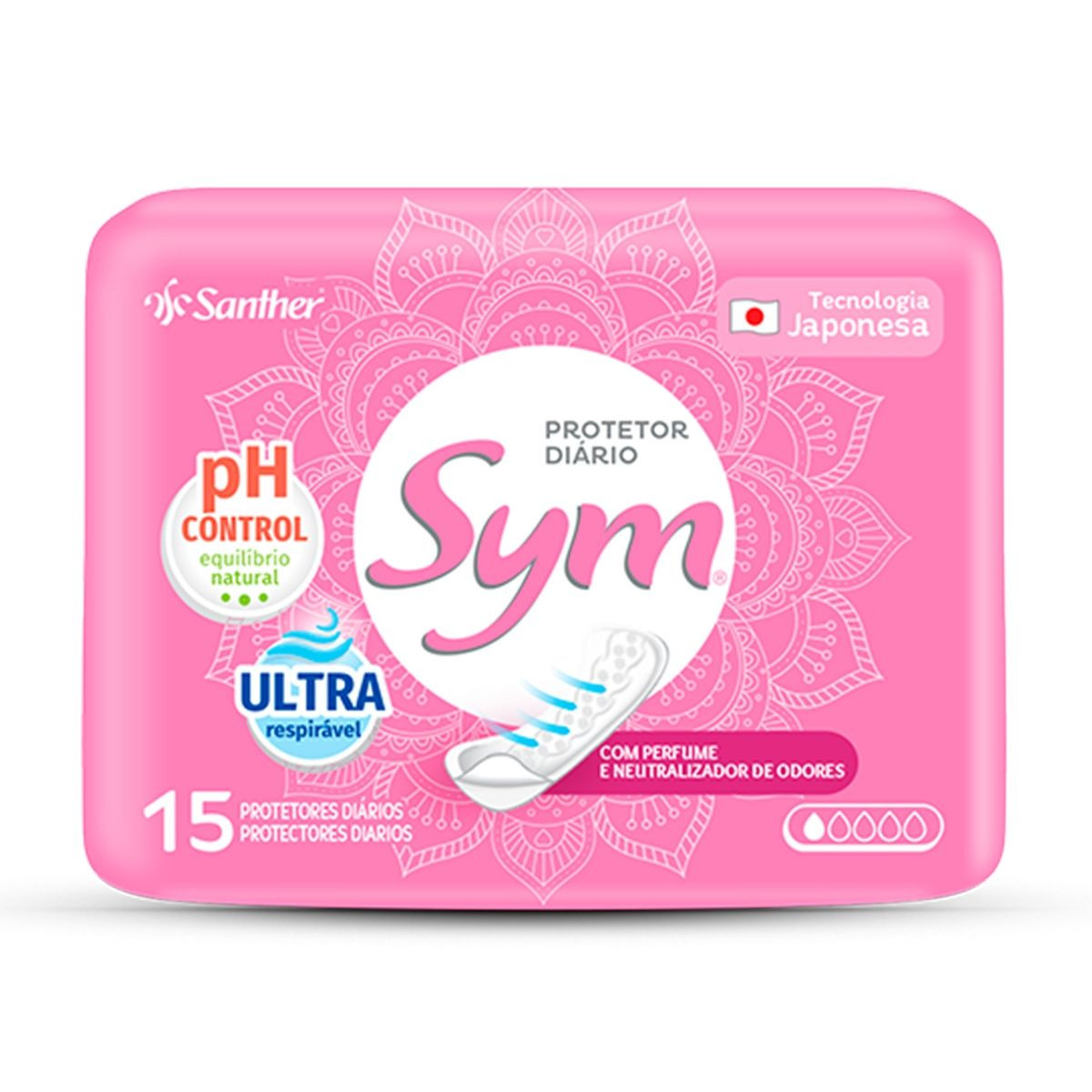 Absorvente Sym Protetor Diario Com Perfume