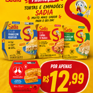 PROMOCAO TORTA DE FRANGO SADIA UNID